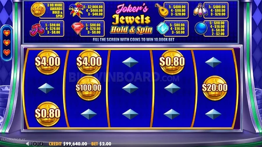 Close-up of a slot machine interface on helpslotwin showing various symbols and game statistics