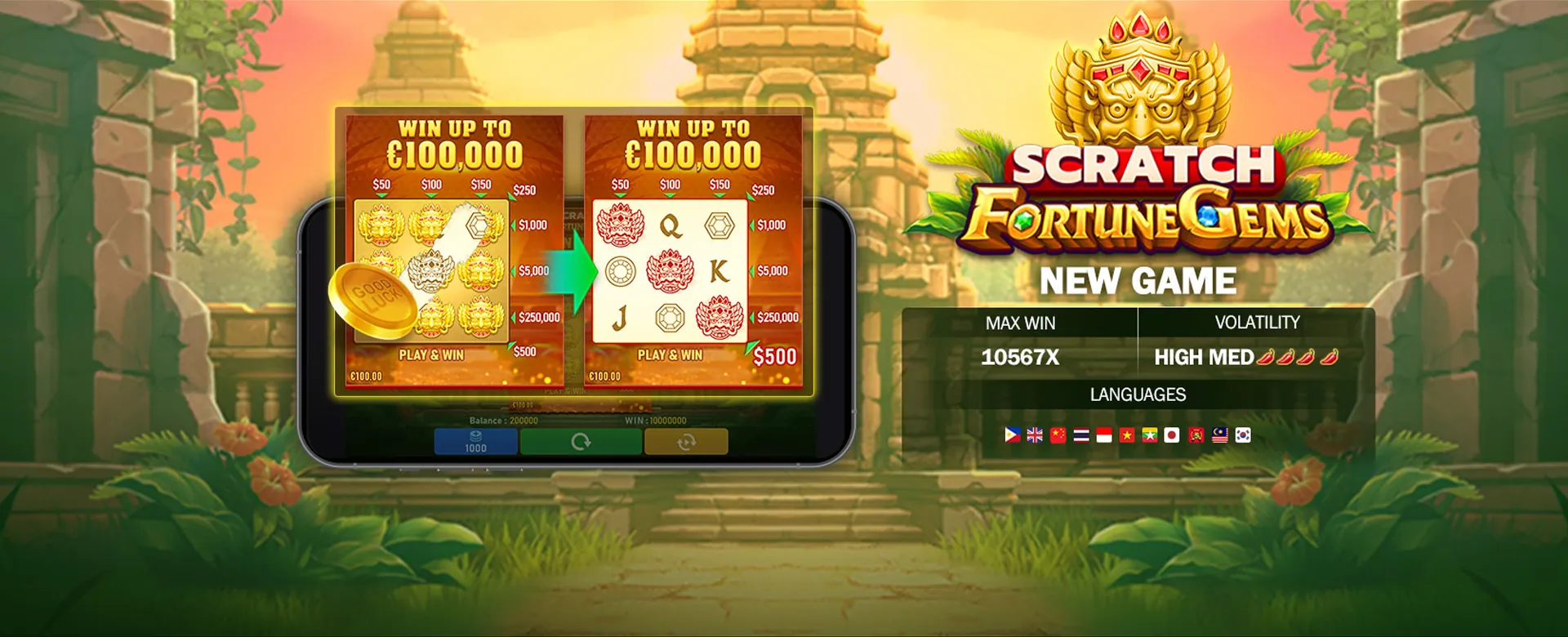 Player celebrating a win on helpslotwin with bright slot machine graphics